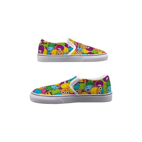 New Colorful Fun Men's Slip On Sneakers Shoes