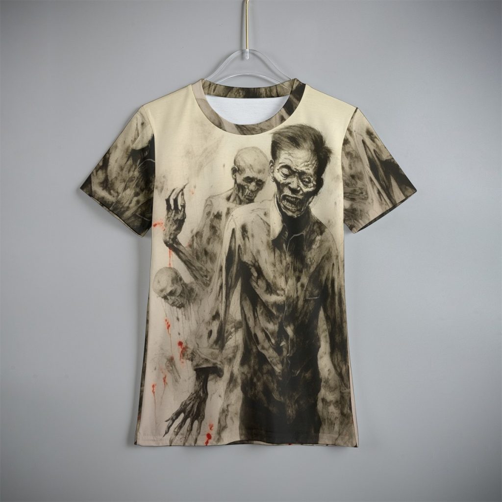 New Fun 'Two Zombies' Print Kid's T-Shirt