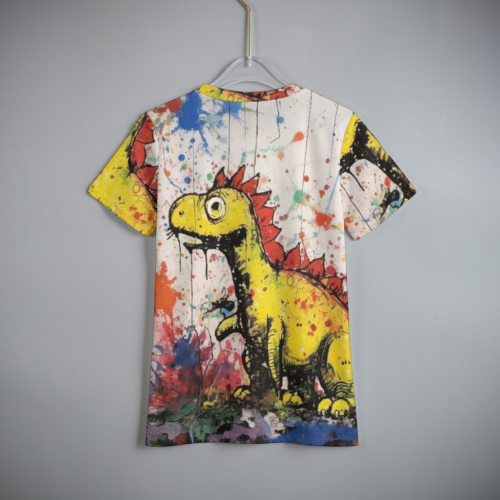 New Cute Dinosaur Print Kid's T-Shirt