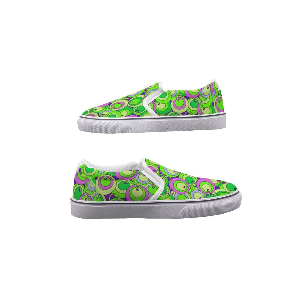 New Fun Men's Slip On Sneakers
