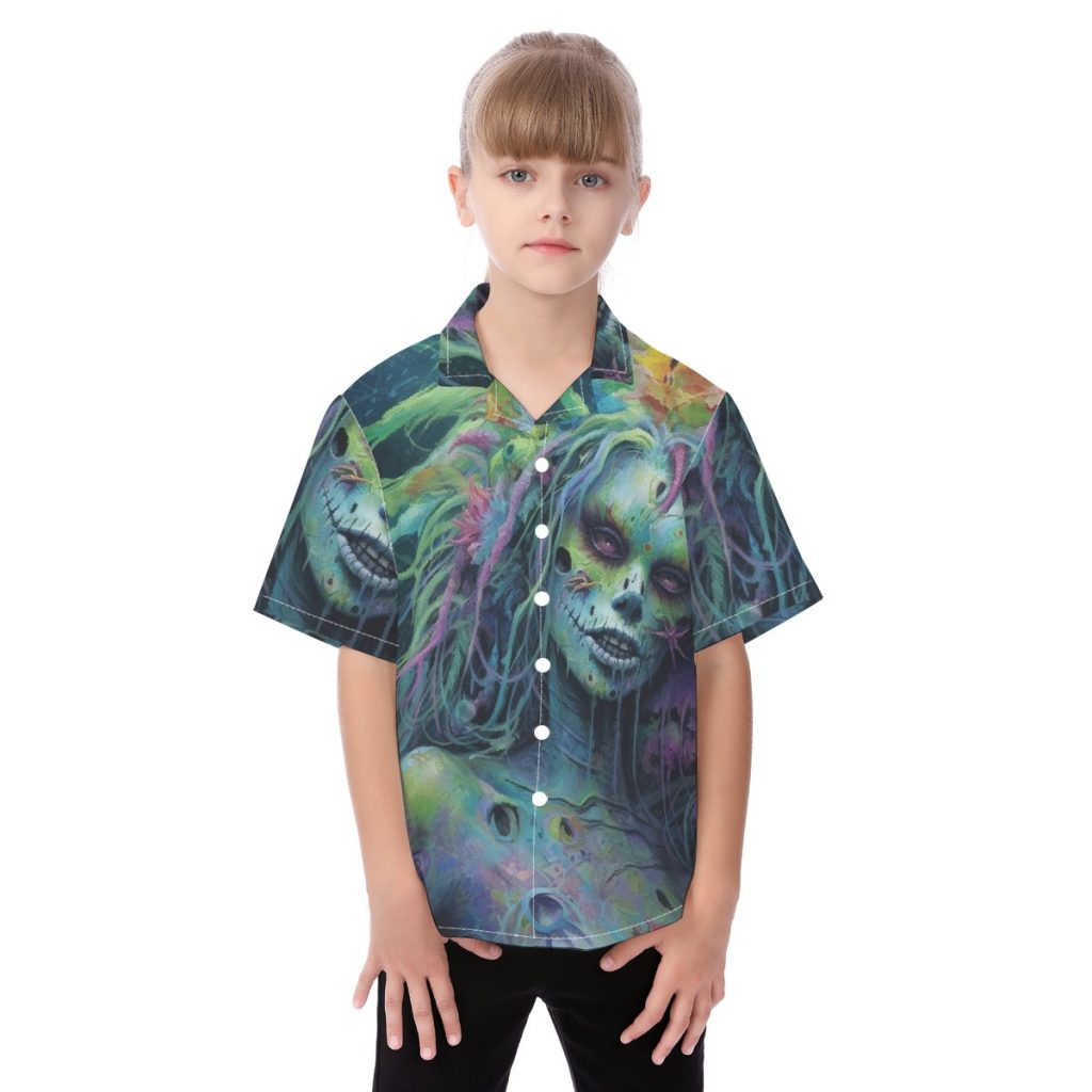 New Button-Down Kid's Fantasy Girl Shirt