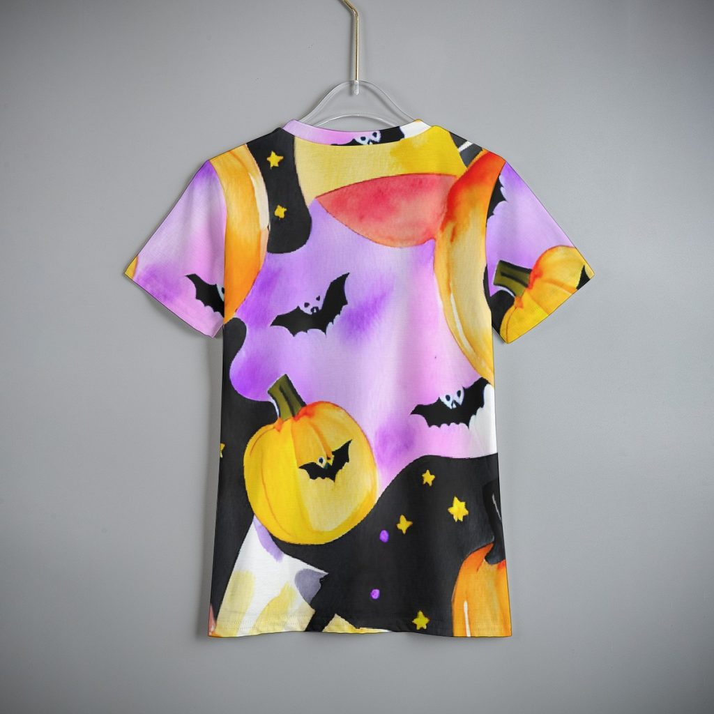 New Halloween Themed Print Kid's T-Shirt