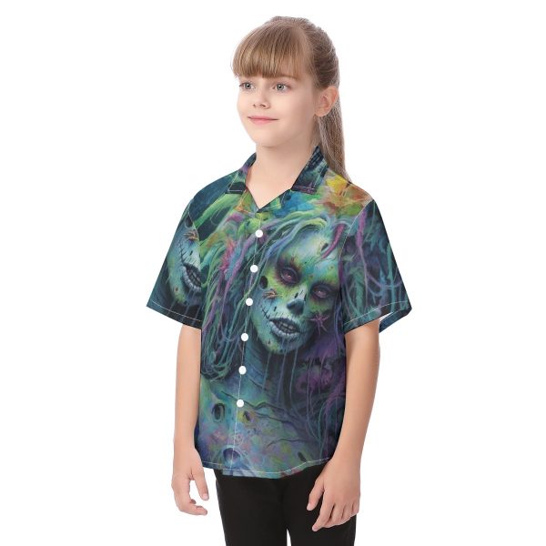 New Fun Kids Zombie Button-Down Shirt