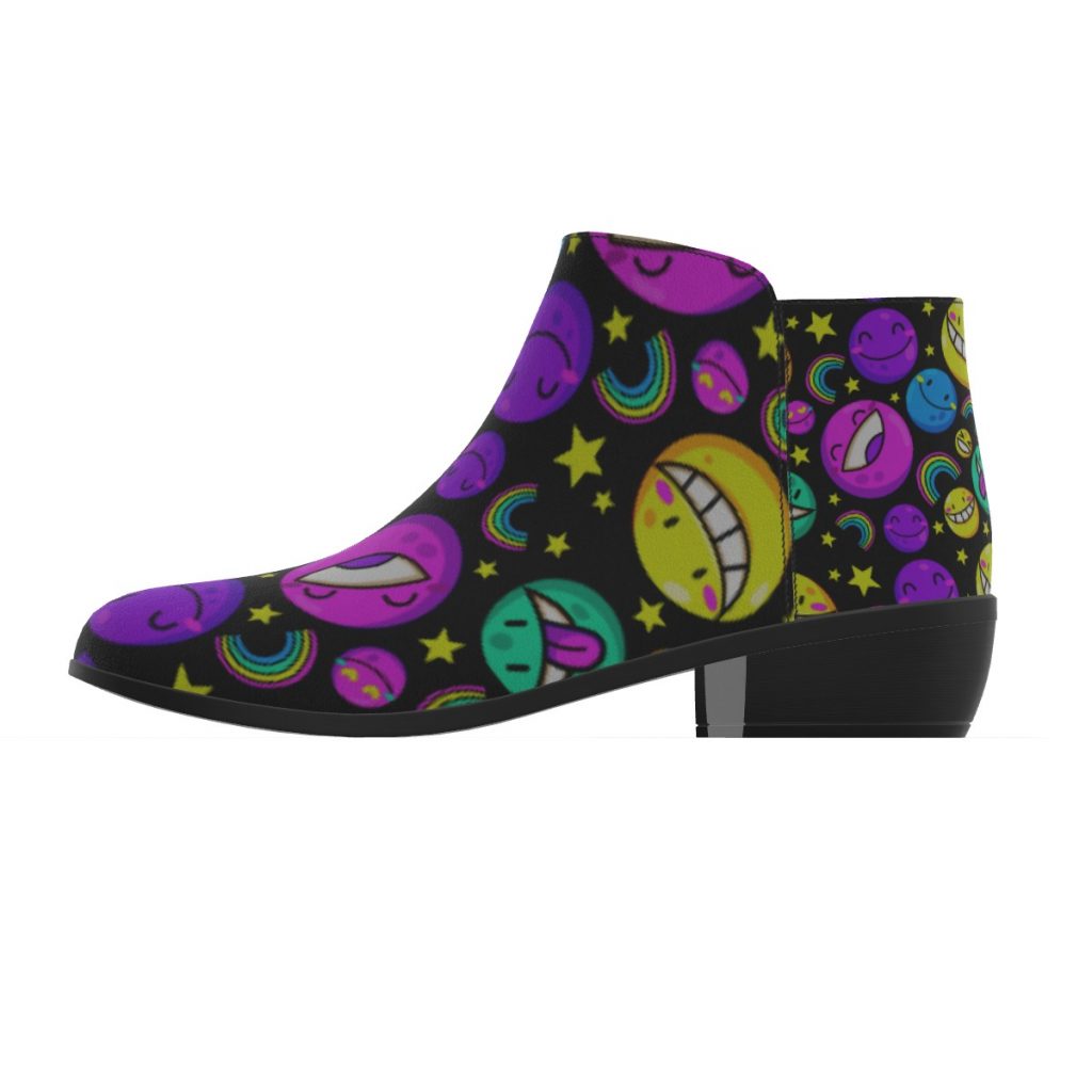 New Fun Smiley Faces Women's Fashion Boots