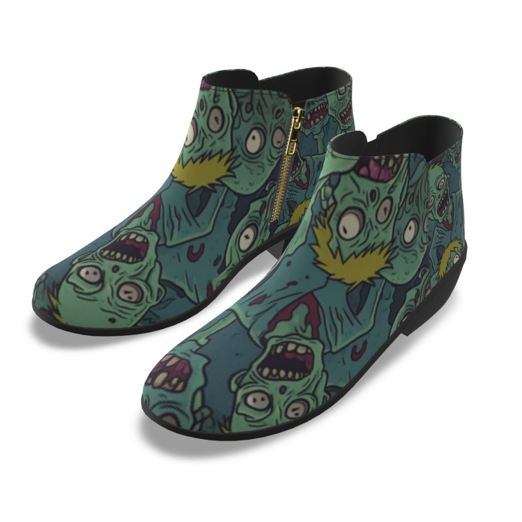 New Fun Monster Print Women's Fashion Boots