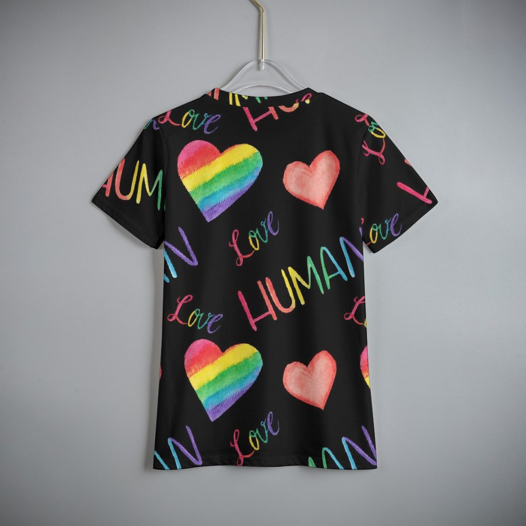 New Fun Human/Love Print Kid's T-Shirt