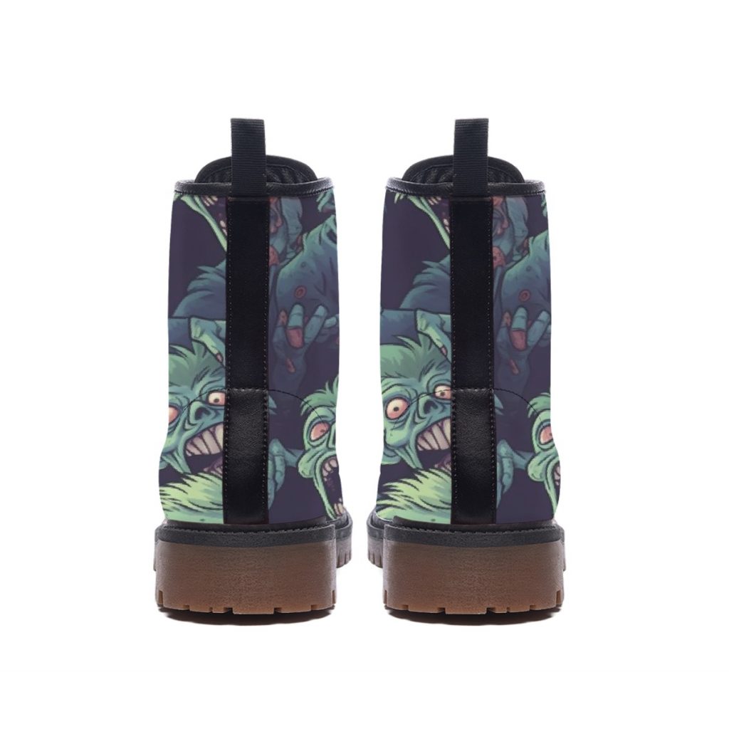 New Fun 'Monster' Print Women's Martin Short Boots
