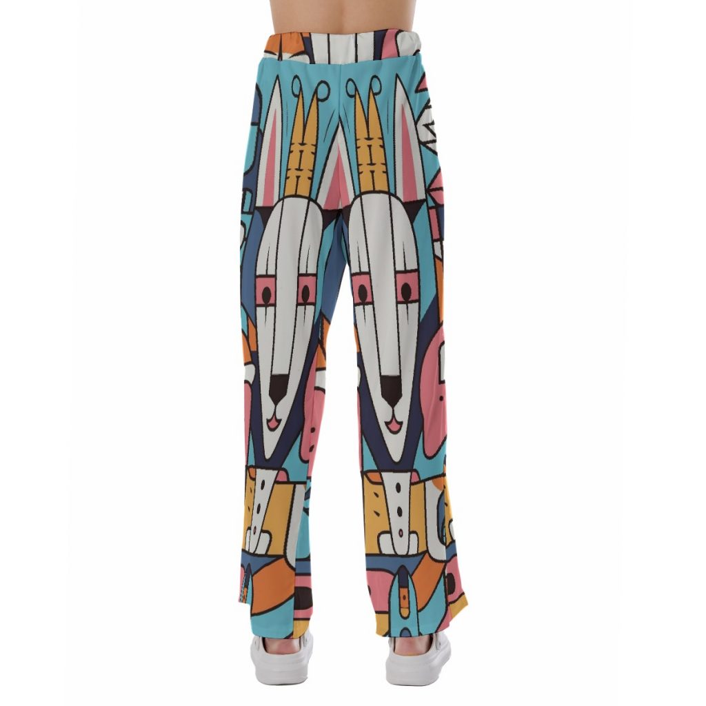Alice in Wonderland Rabbit Print Women's Pajama Pants