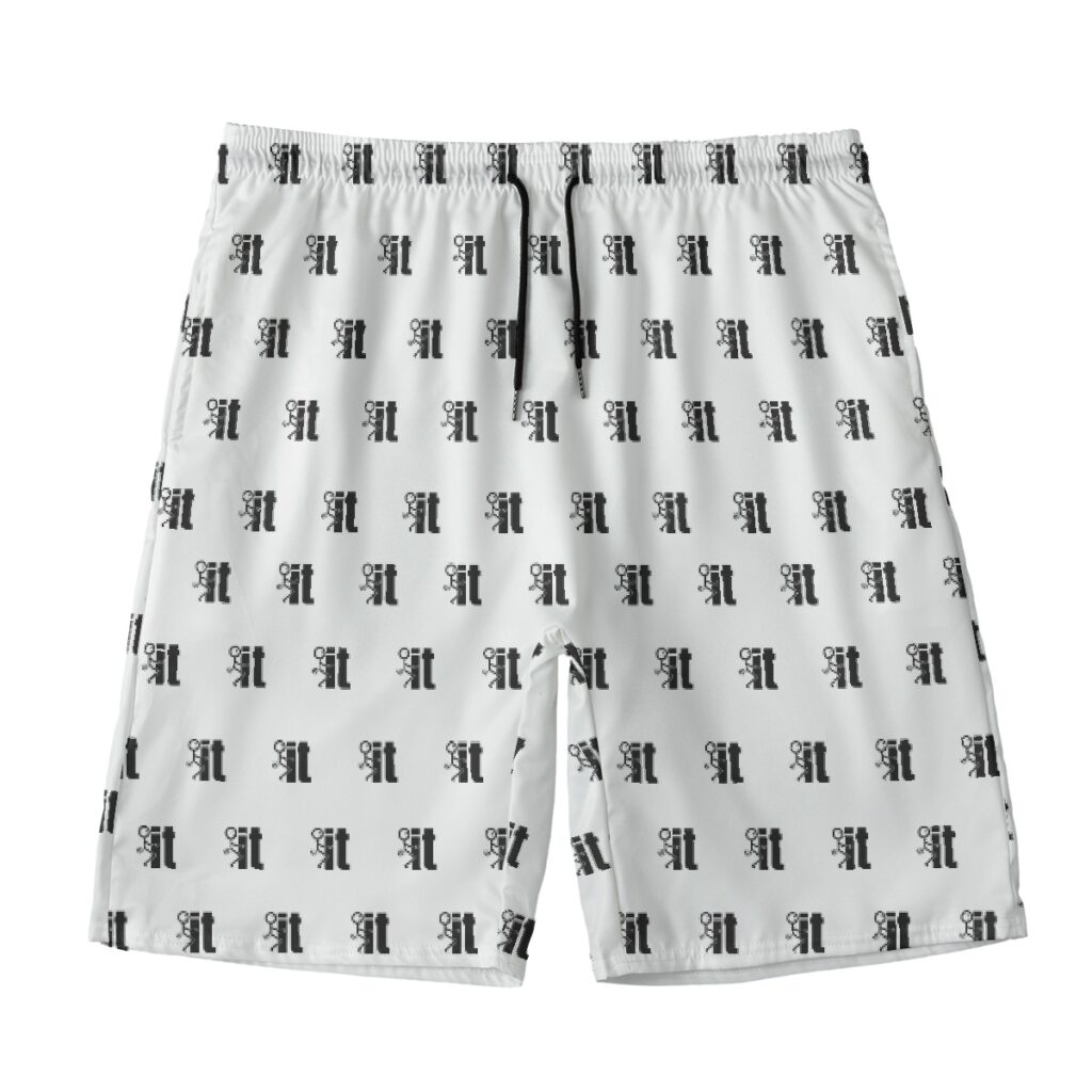 Men‘s Beach Shorts With Lining -F-IT Print