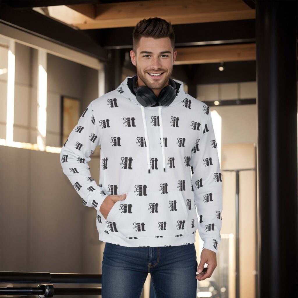 Men's Pullover Hoodie - F-IT Print