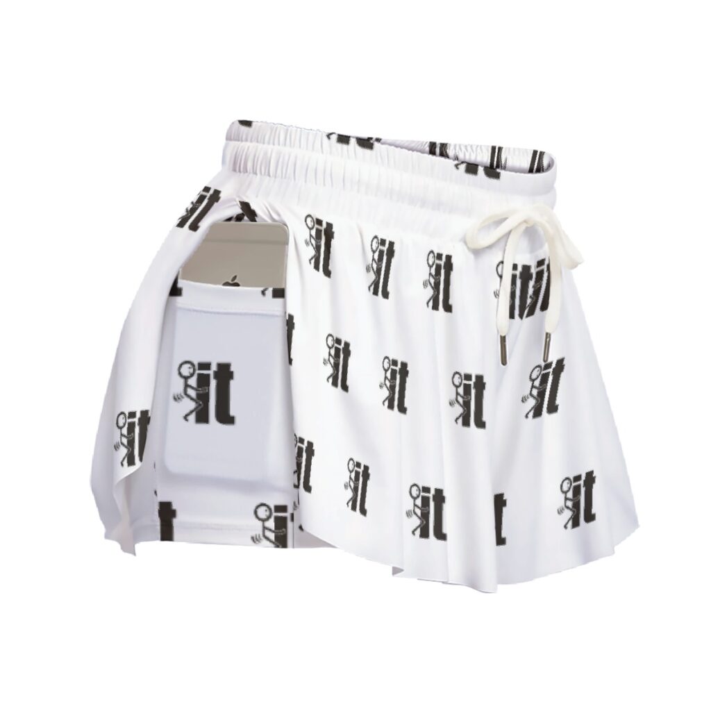 Women's Sport Skorts With Pocket - F-IT Print